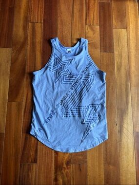 Lilac Graphic Zumba Tank Top